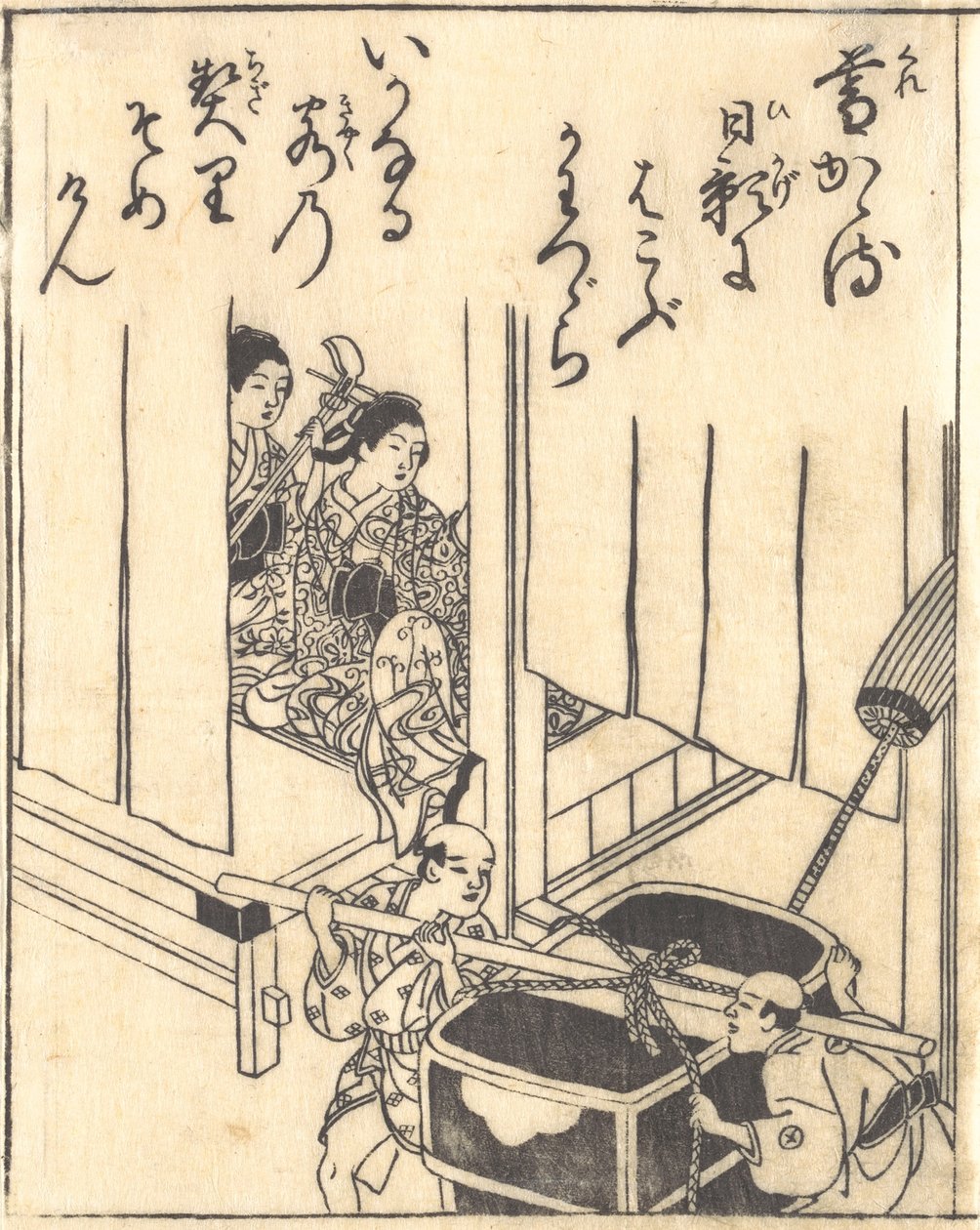 Afdruk door Nishikawa Sukenobu