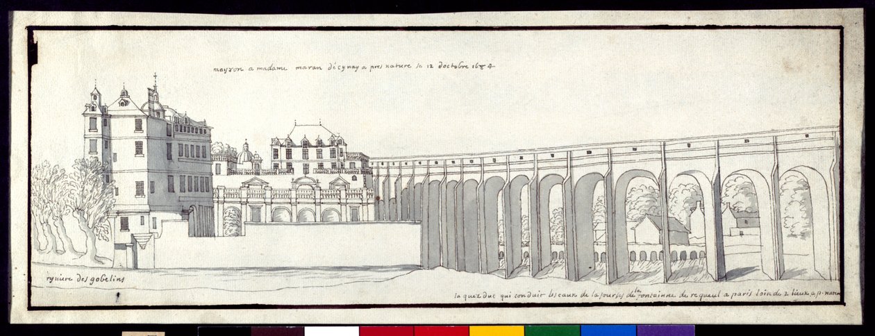 Het aquaduct bij Arcueil door Noel Gasselin