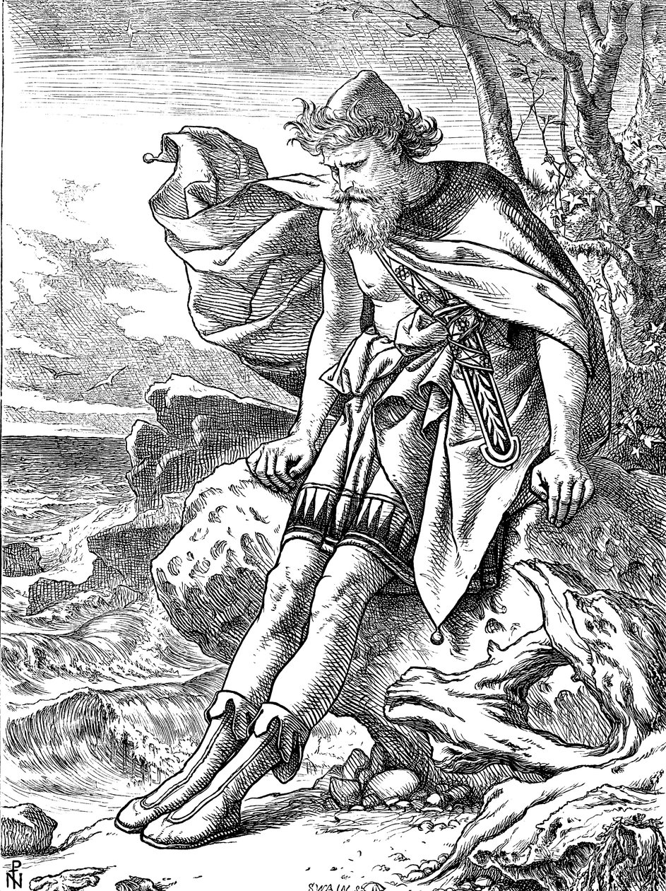 Ulysses op Ogygia door Noel Paton