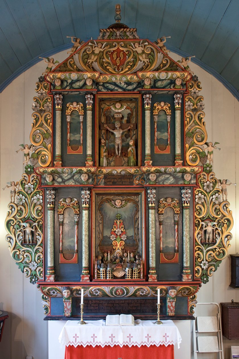 Altaarstuk, Mo I Rana kerk, 1765 door Norwegian School