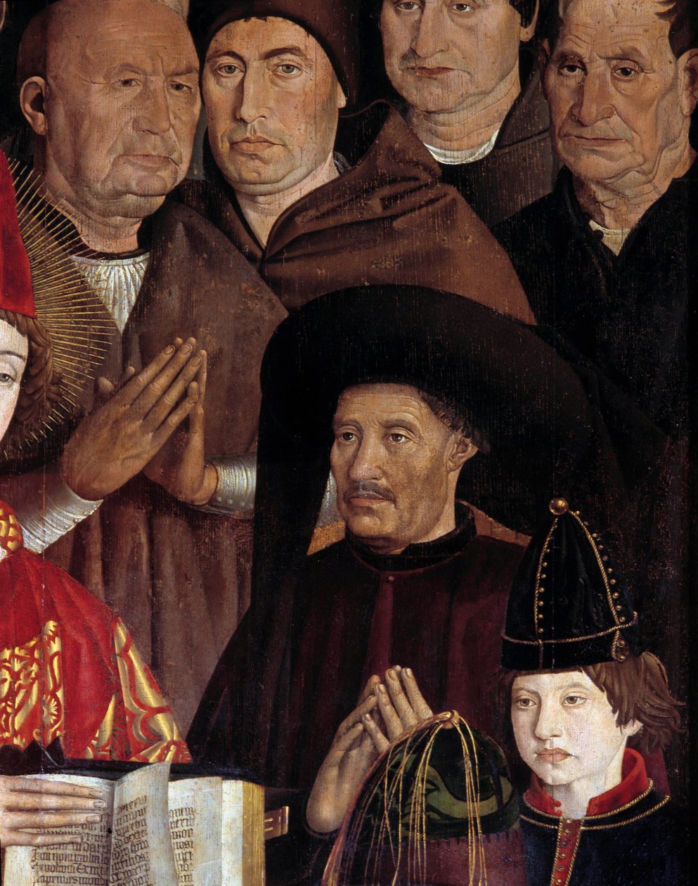 Polyptiek van Sint Vincent (detail) door Nuno Goncalves or Gonzalvez