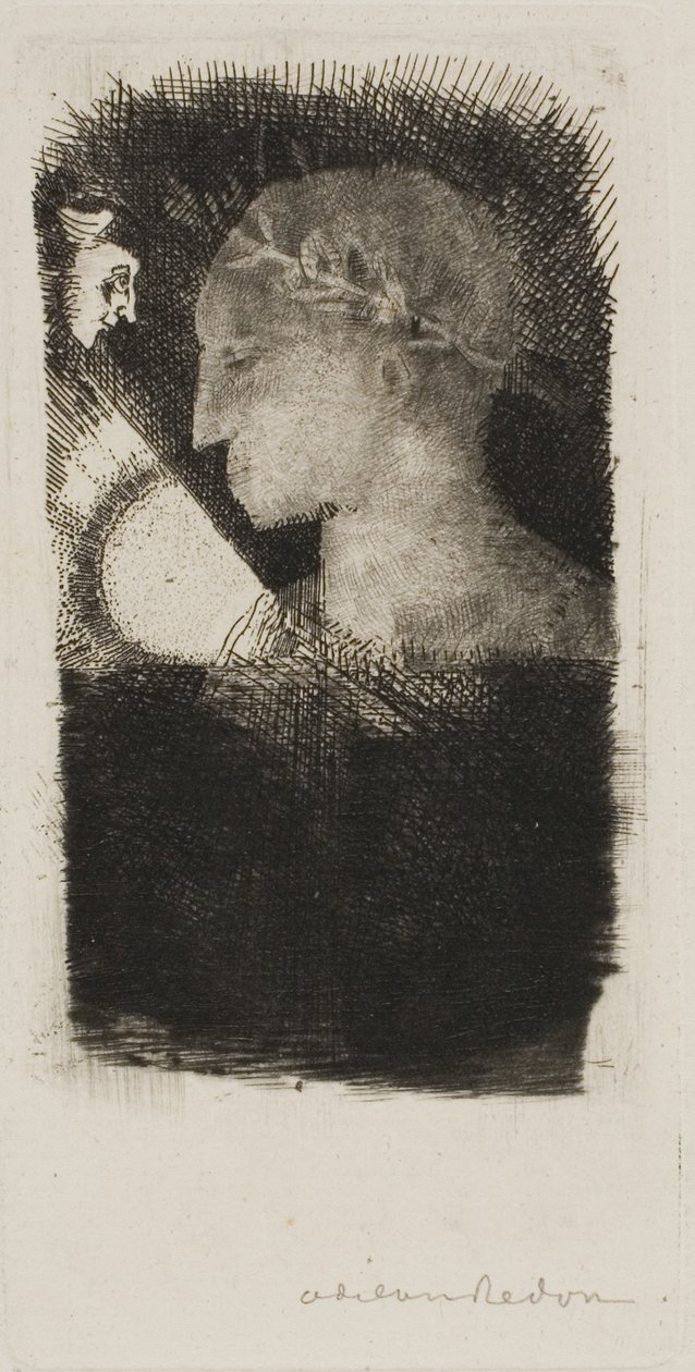 Tegengestelde Glorie door Odilon Redon