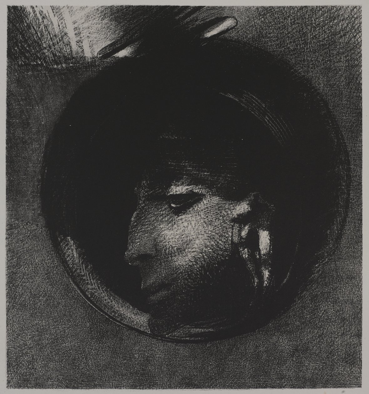 Auriculaire Cel (Cellule auriculaire) door Odilon Redon