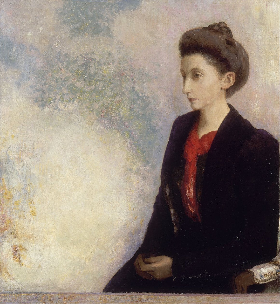 Barones Robert de Domecy door Odilon Redon