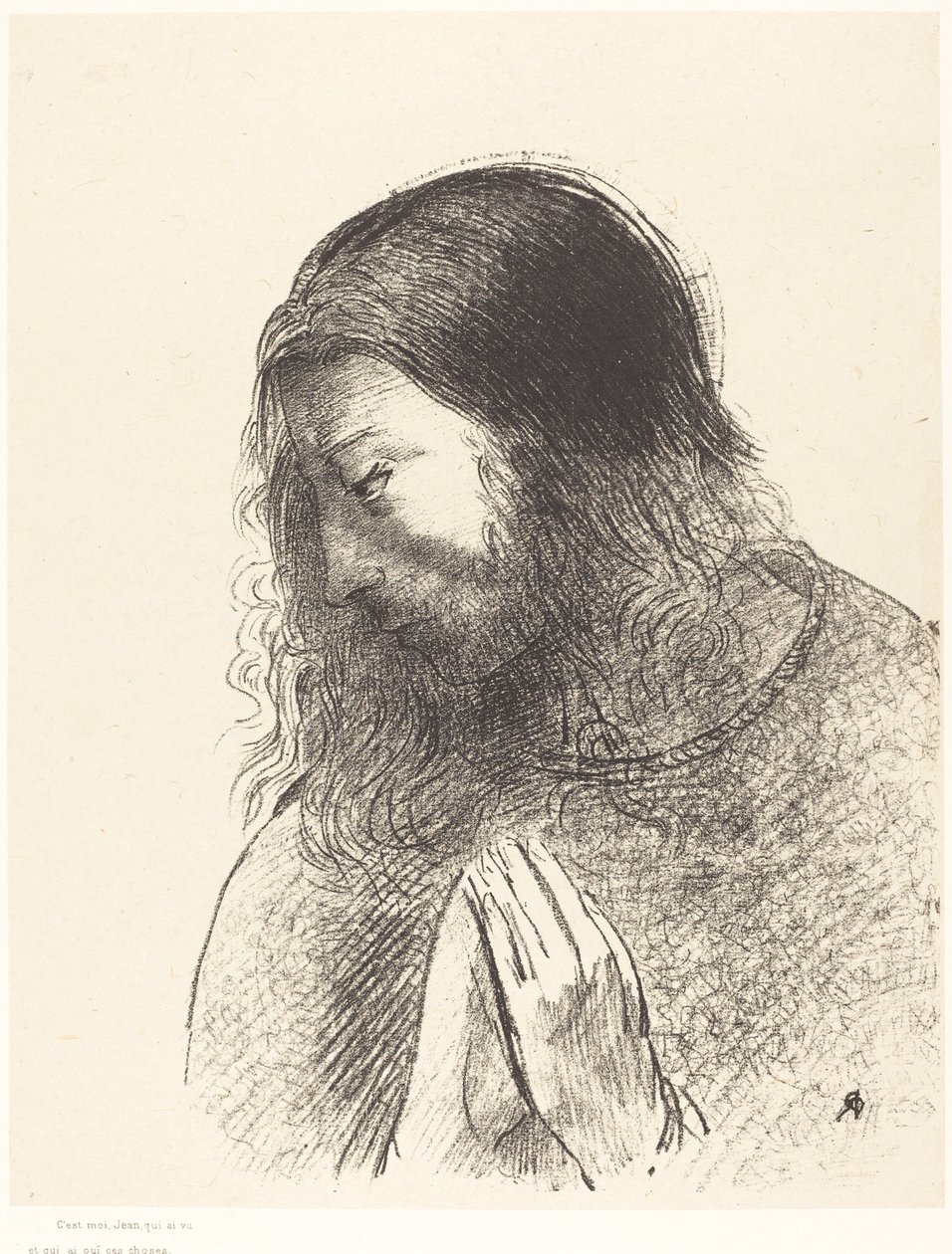 Ik, Johannes, heb deze dingen gezien en gehoord door Odilon Redon