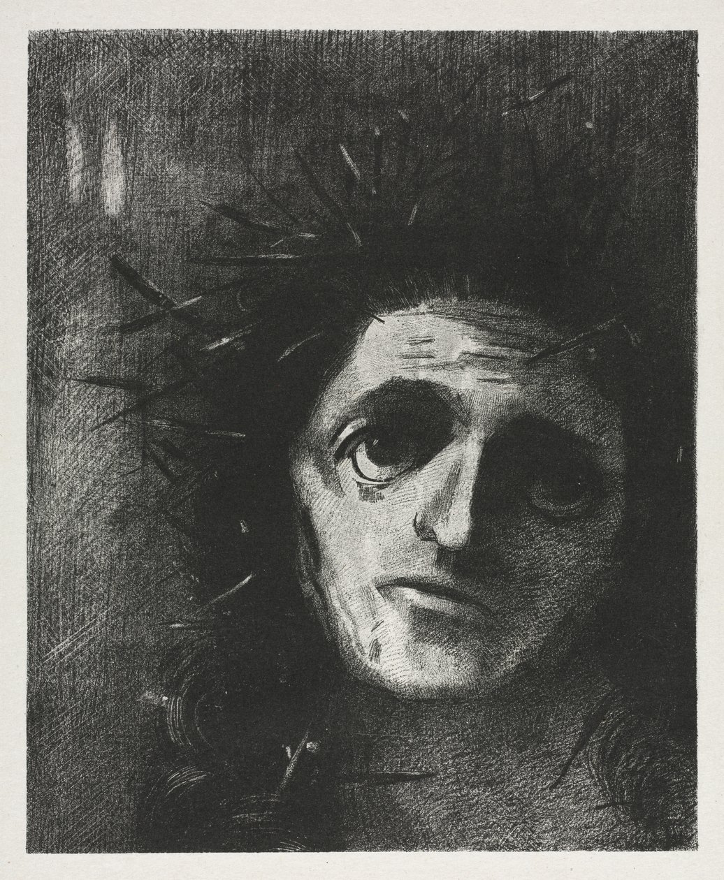 Christus door Odilon Redon
