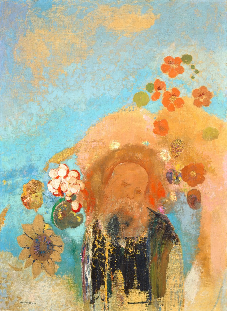 Herinnering aan Roussel door Odilon Redon