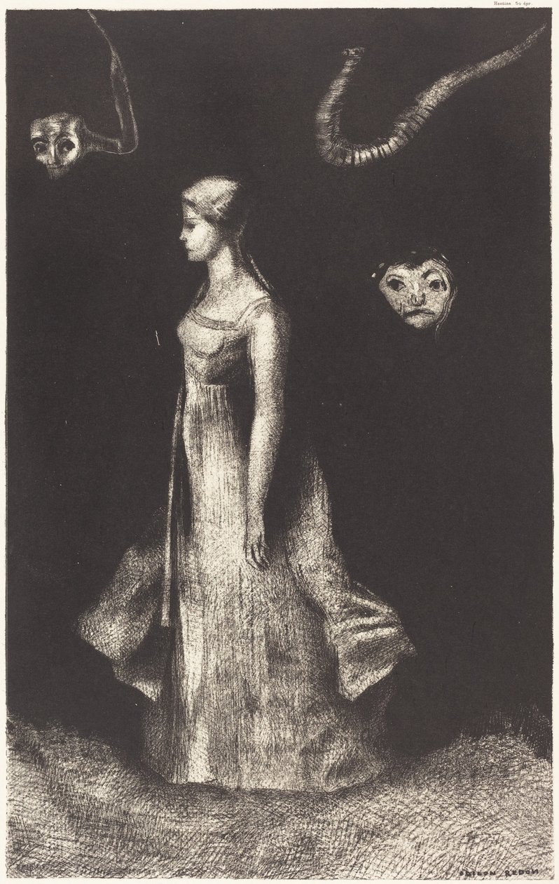 Bezetenheid (Obsessie) door Odilon Redon
