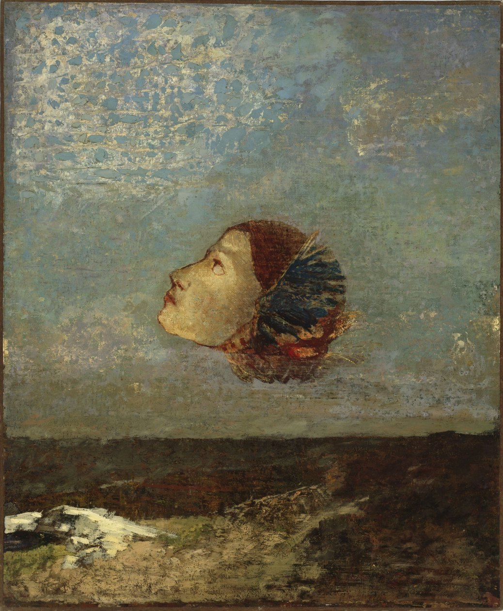 Eerbetoon aan Goya door Odilon Redon