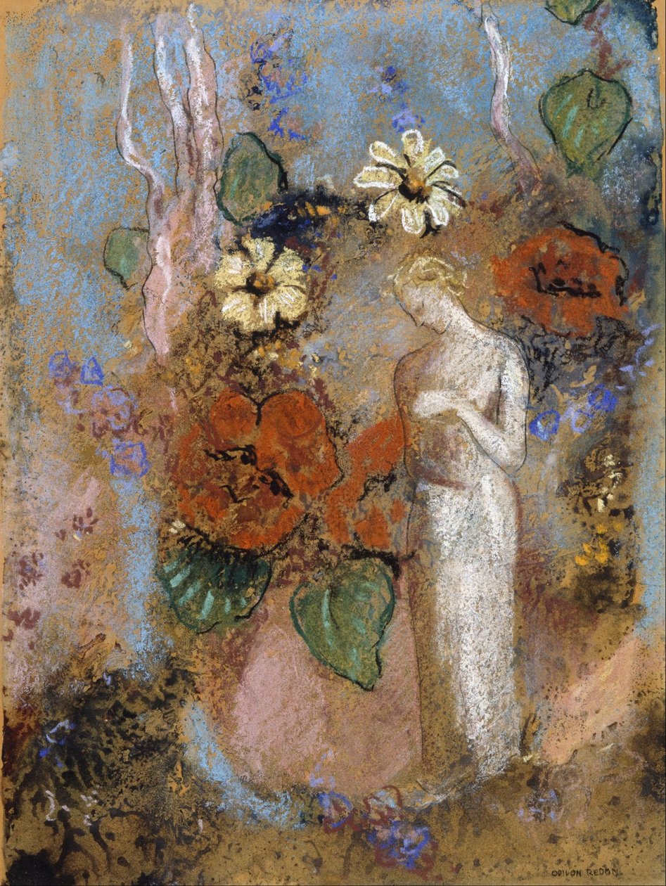 Pandora door Odilon Redon