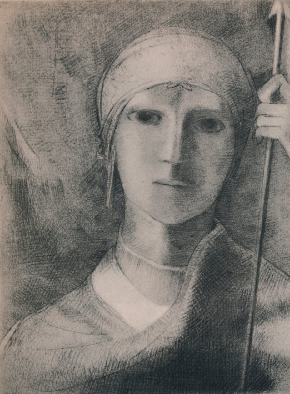 Parsifal, ca. 1891 door Odilon Redon