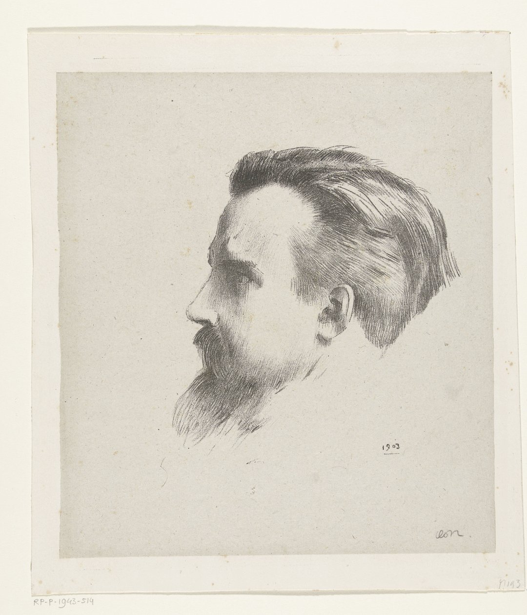 Portret van Maurice Denis door Odilon Redon