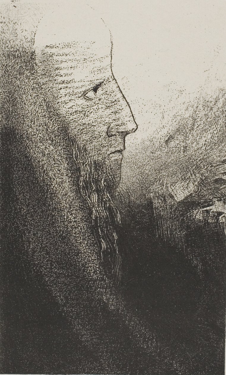 Sint Antonius: "Help Mij, O Mijn God!", plaat 2 van 24 door Odilon Redon