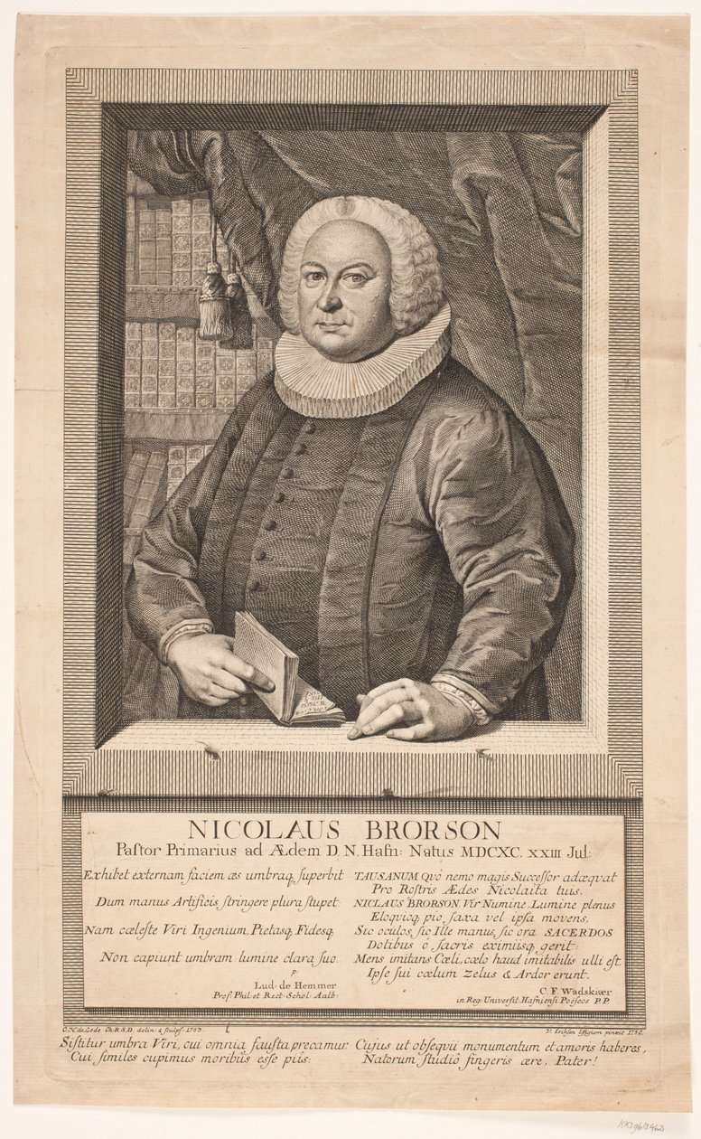 Nicolai Brorson door Odvardt Helmoldt de Lode