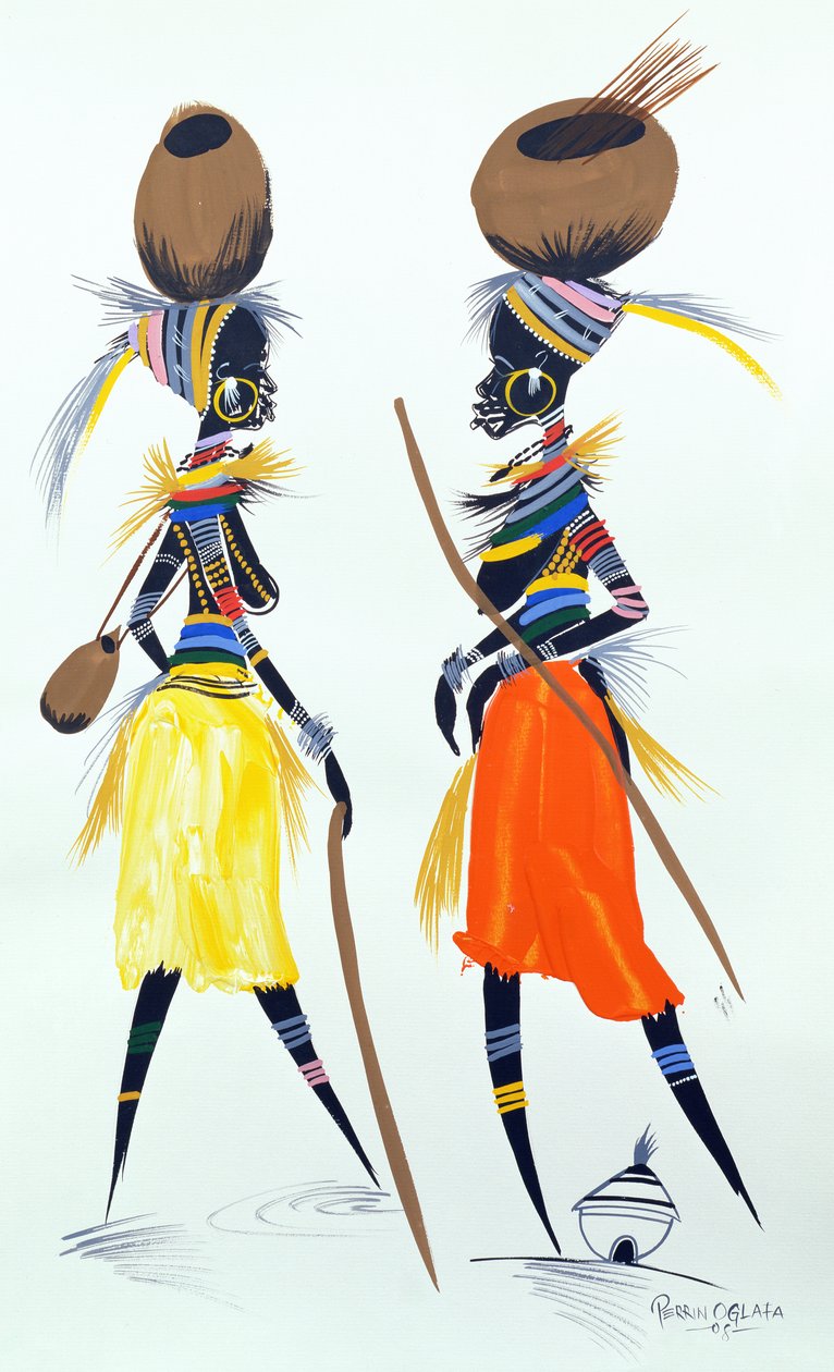 Zwarte modellen, 2008 door Oglafa Ebitari Perrin
