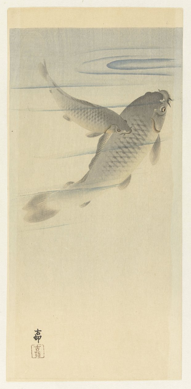Karpers door Ohara Koson