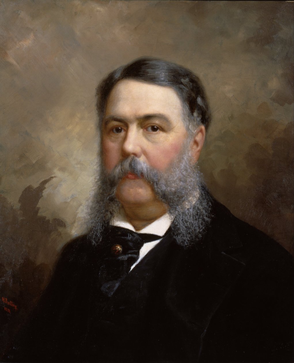 Chester A. Arthur door Ole Peter Hansen Balling