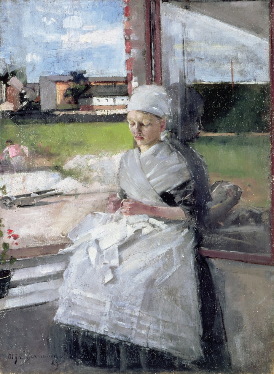 Breton Meisje door Olga Boznanska