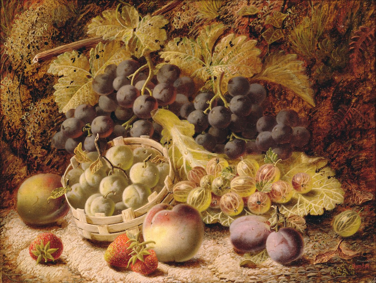 Stilleven van Fruit door Oliver Clare