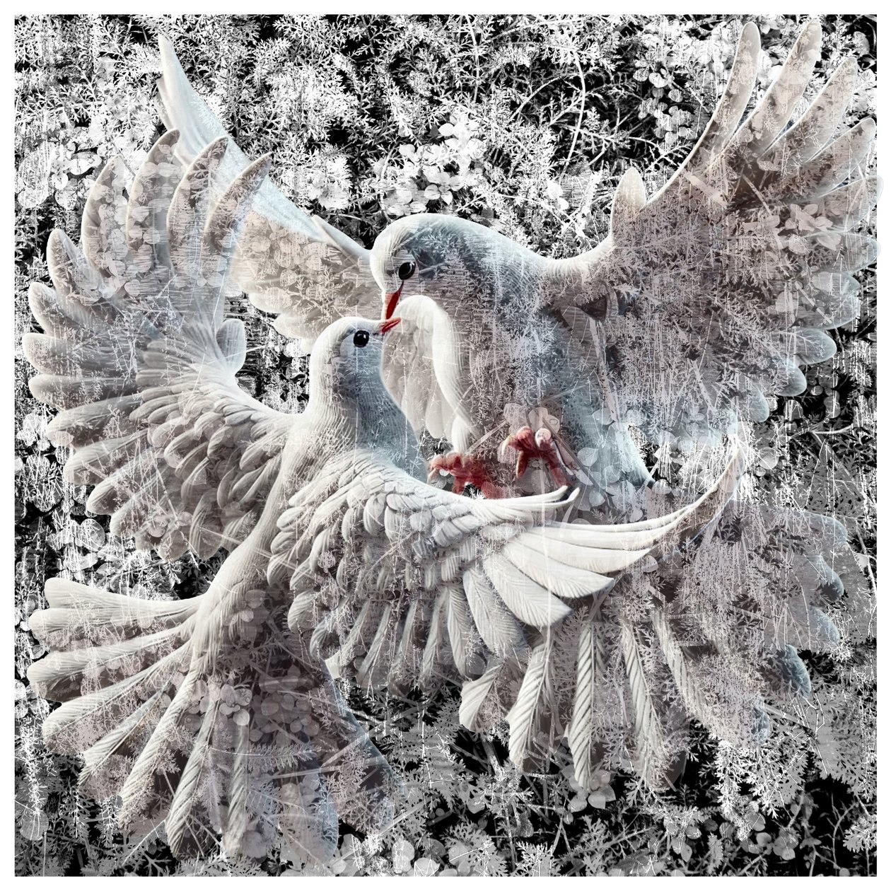 Tempo, 2024 (Digitale gemengde techniek) door Olivia Gozzano