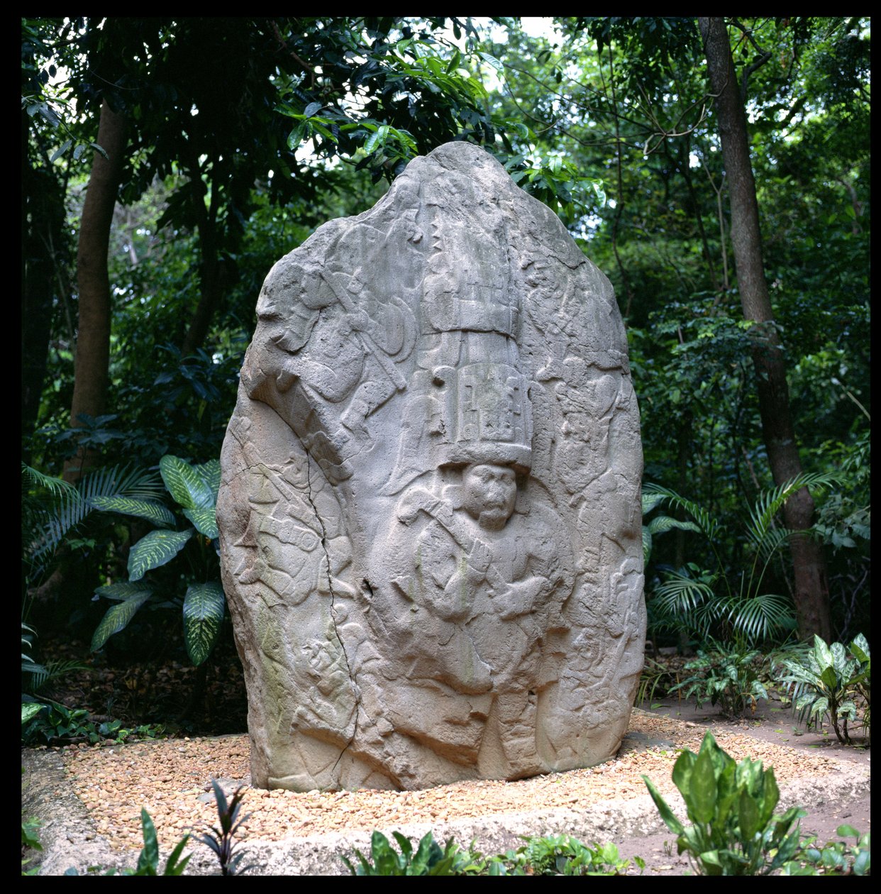 Stele 2, Pre-Klassieke Periode door Olmec