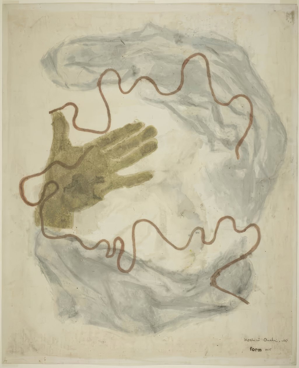 Formulier nr. 5: Genegenheid voor vormeloze dingen door Onchi Kôshirô