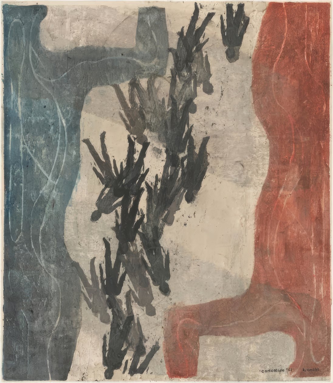 Japan 1947: Karikatuur nummer één door Onchi Kôshirô