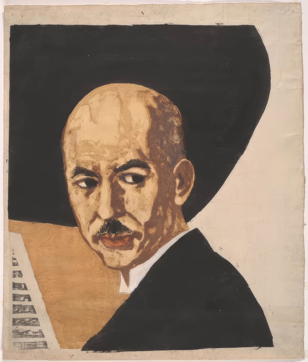 Portret van Yamada Kosaku door Onchi Kôshirô