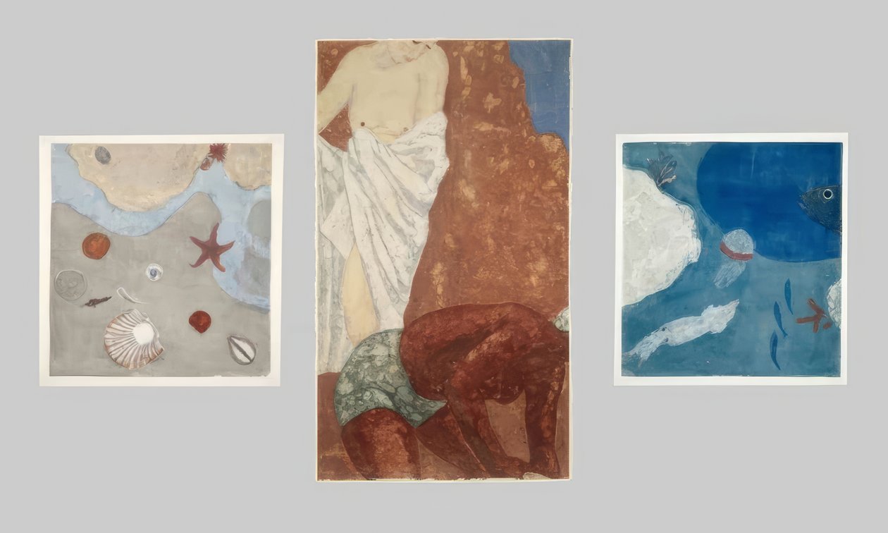 De zee (Umi) door Onchi Kôshirô