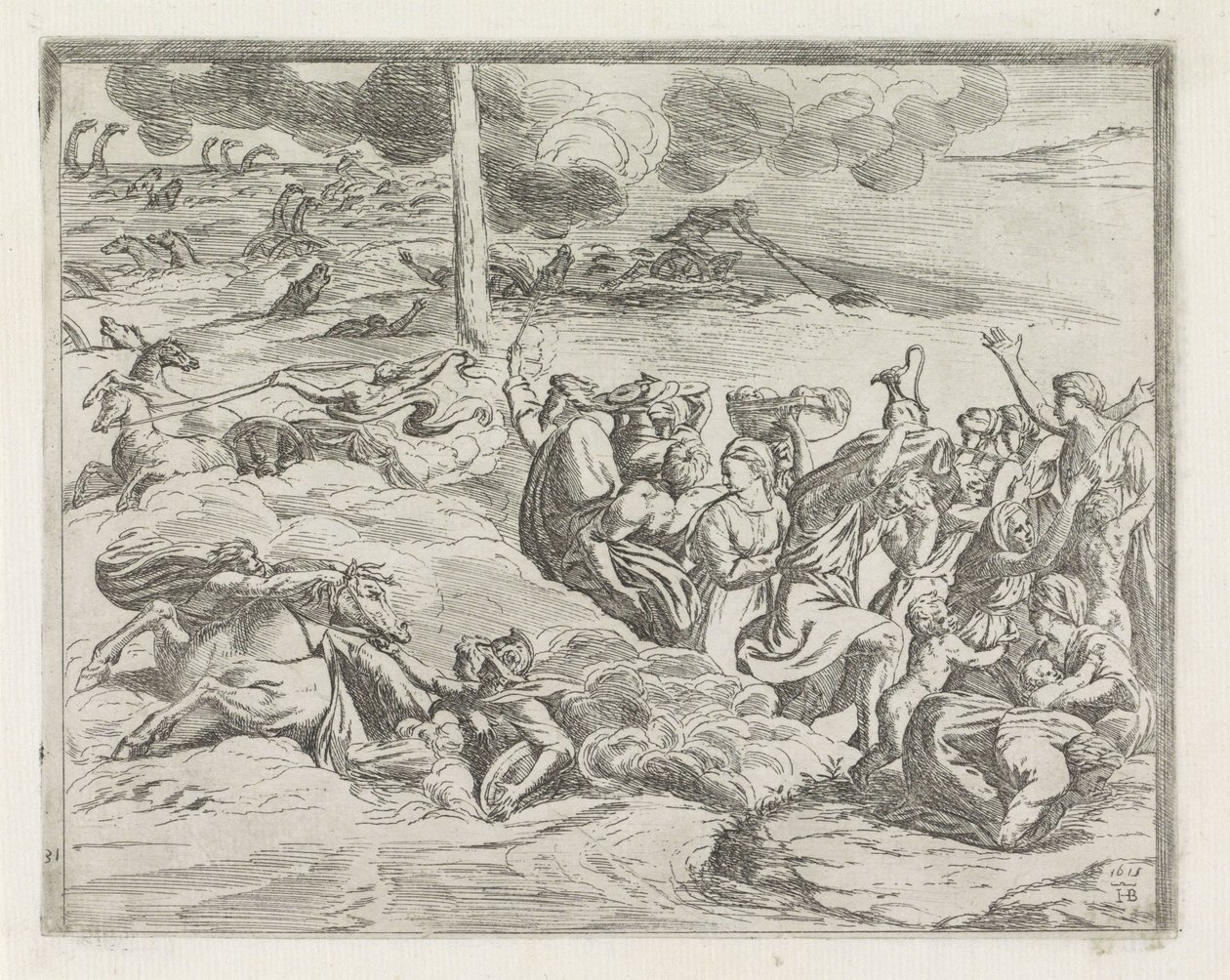 Doortocht door de Schelfzee door Orazio Borgianni