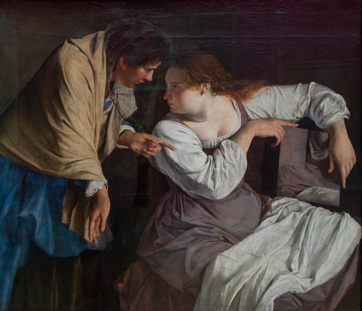Martha die haar zus Maria terechtwijst door Orazio Gentileschi