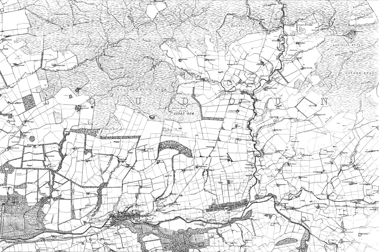 Kaart van Ayrshire door Ordnance Survey