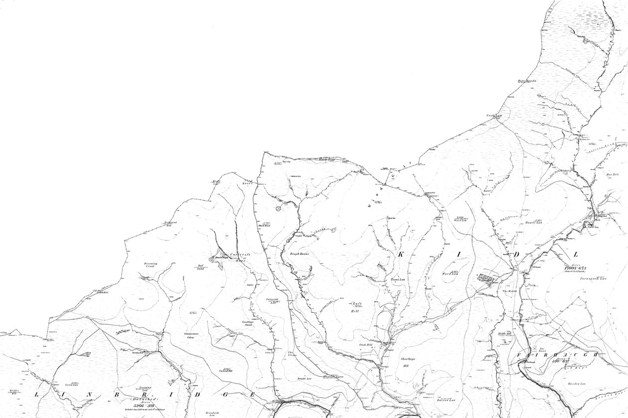Kaart van Northumberland door Ordnance Survey