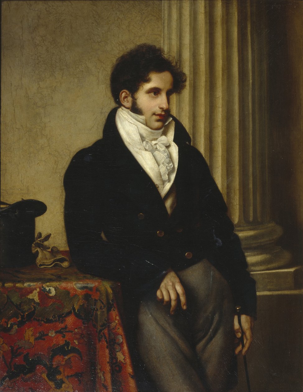 Portret van graaf Sergey Semionovich Uvarov 1786-1855, 1815-1816 door Orest Adamovich Kiprensky