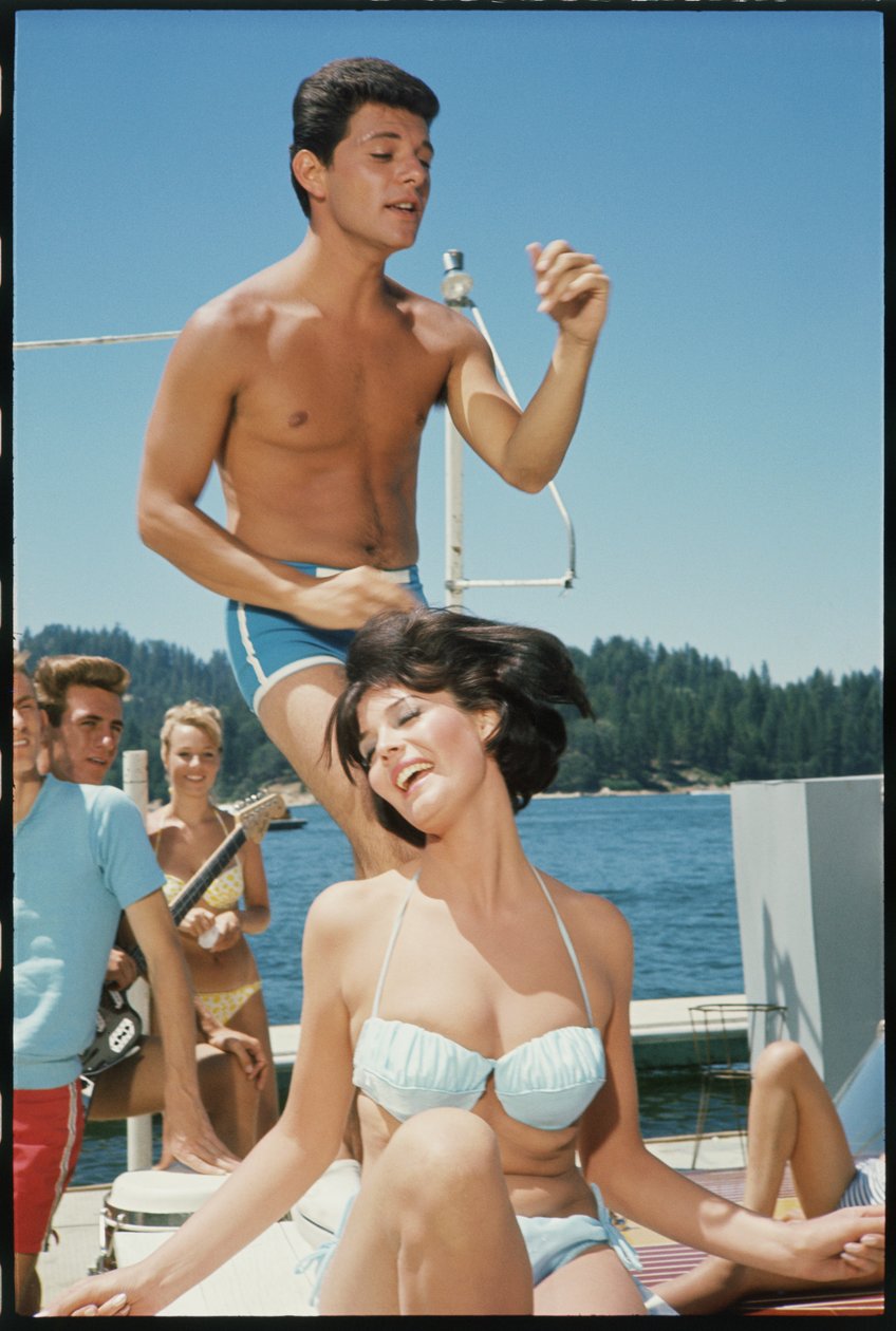 Frankie Avalon en Rosemarie Frankland, 
