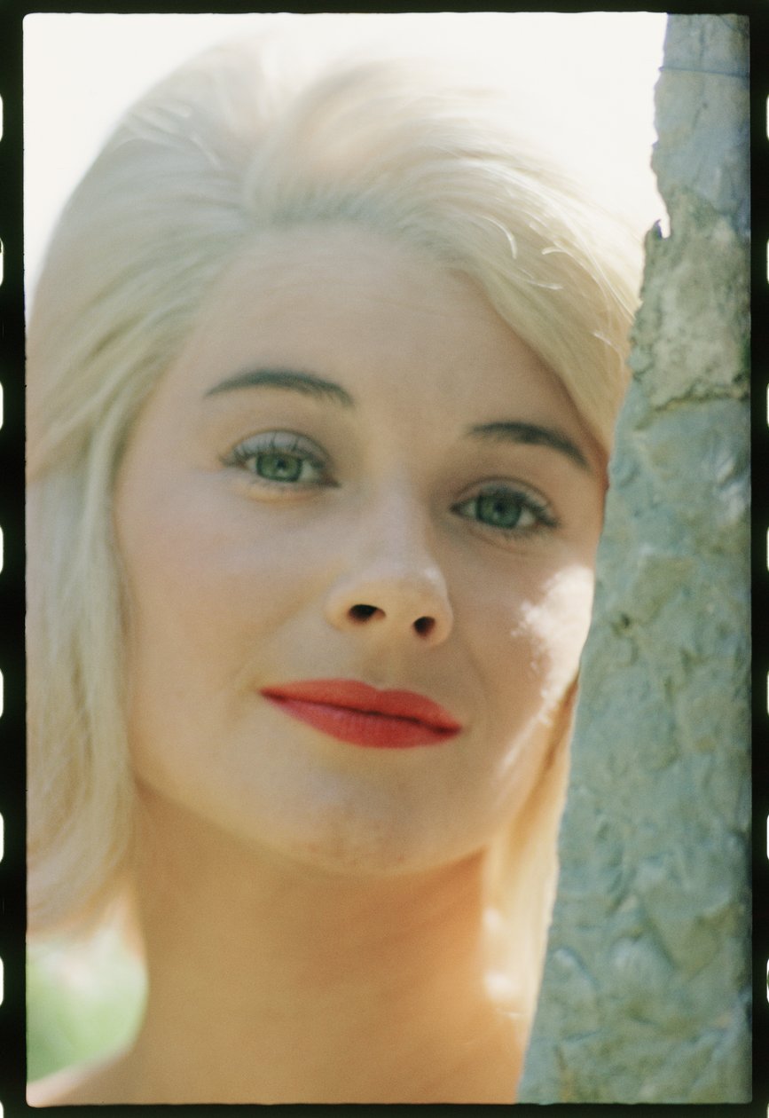 Close-up van Hope Lange door Orlando Suero