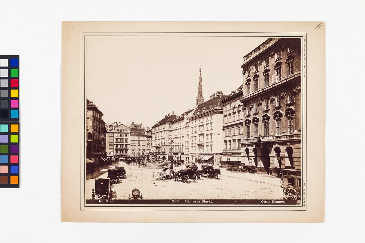 1, Neuer Markt - Algemeen - Gezicht op de Stephansdom door Oscar Kramer