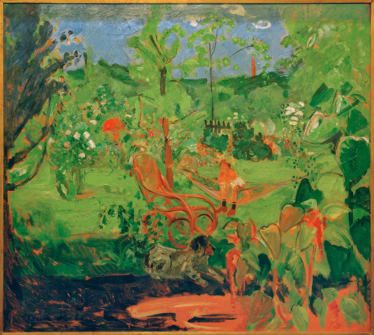 Fürstenfeldbruck, tuinbeeld door Oskar Moll