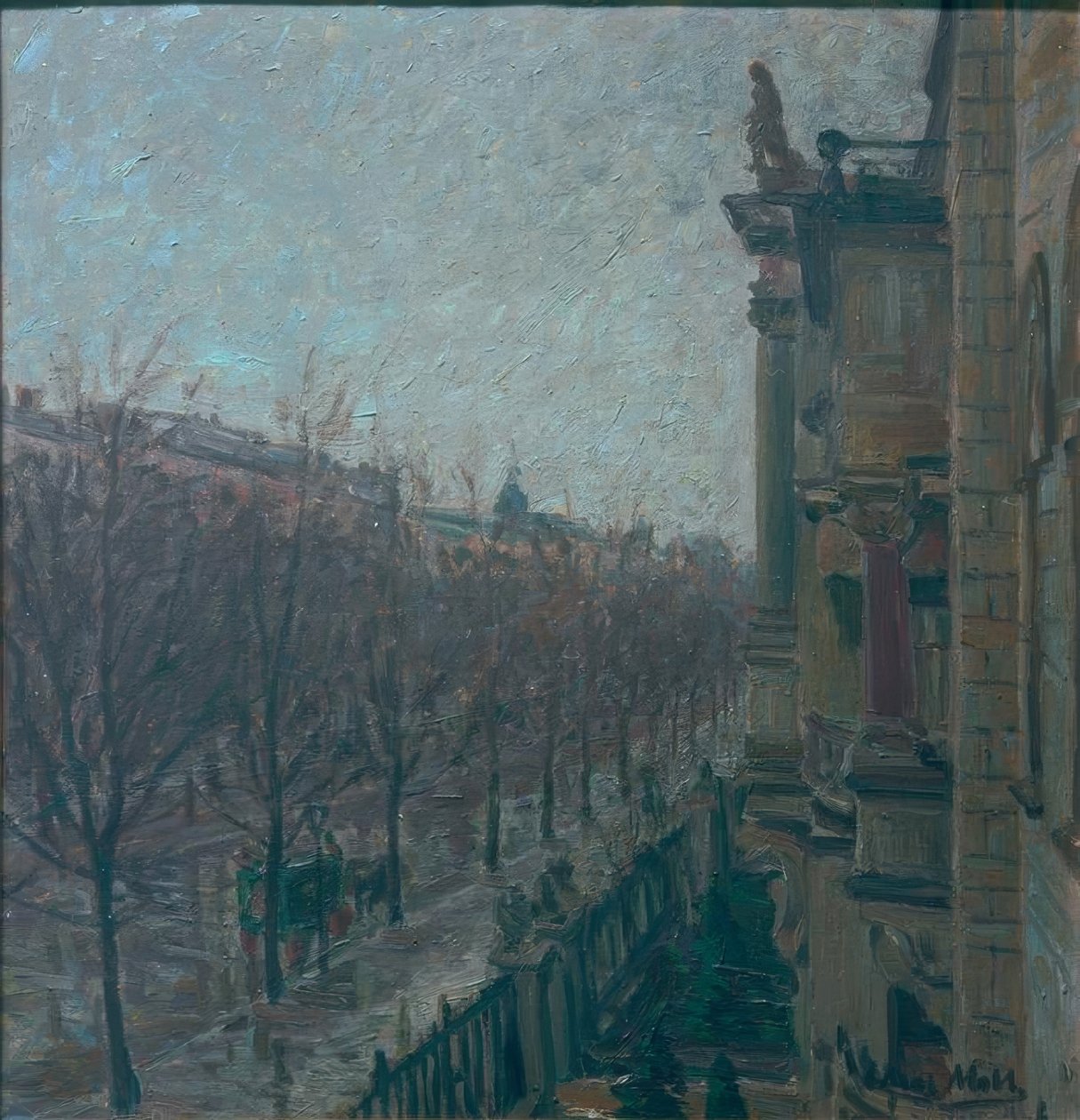 Kurfuerstendamm door Oskar Moll