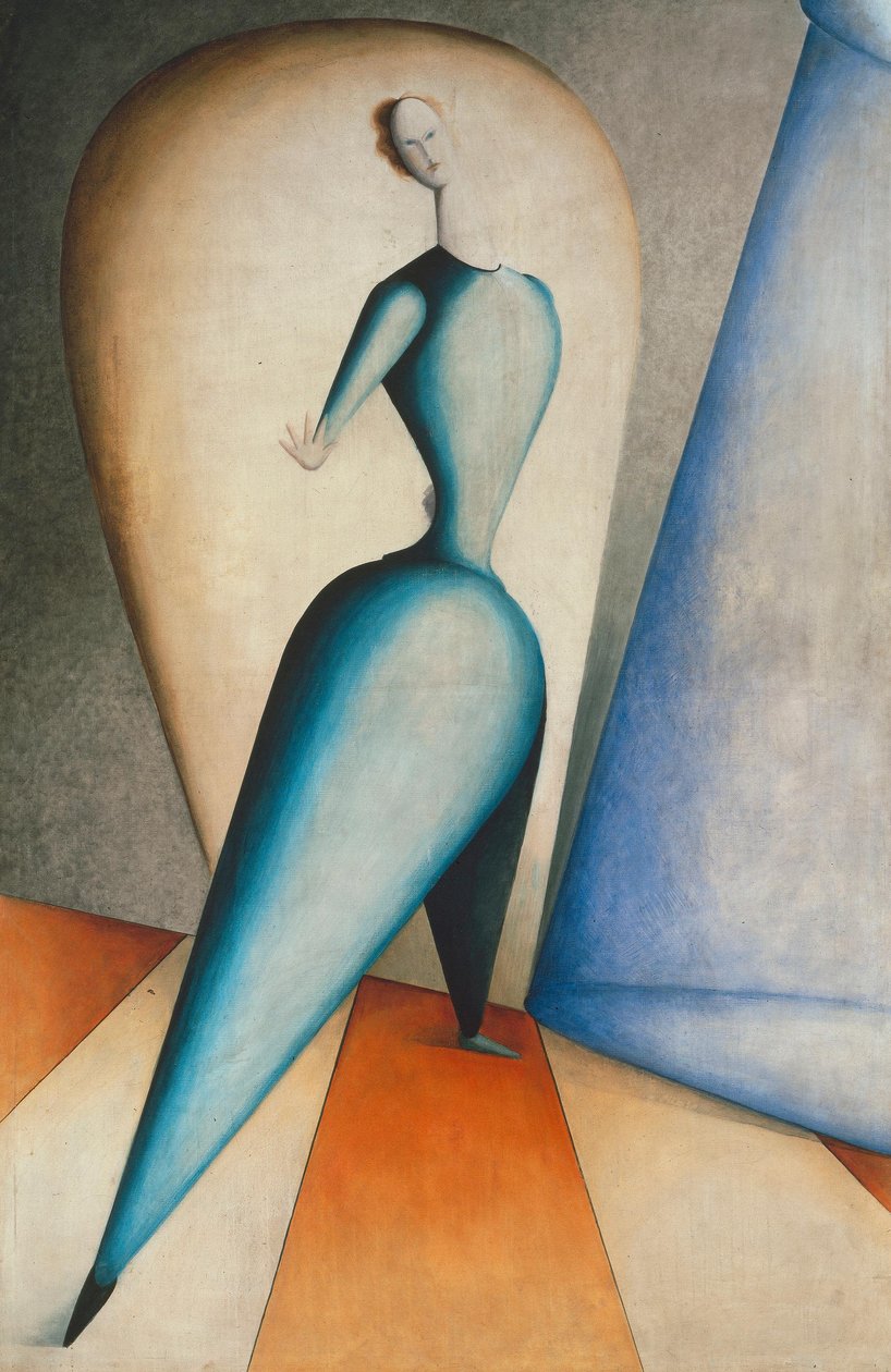 Danseres (Het gebaar) door Oskar Schlemmer