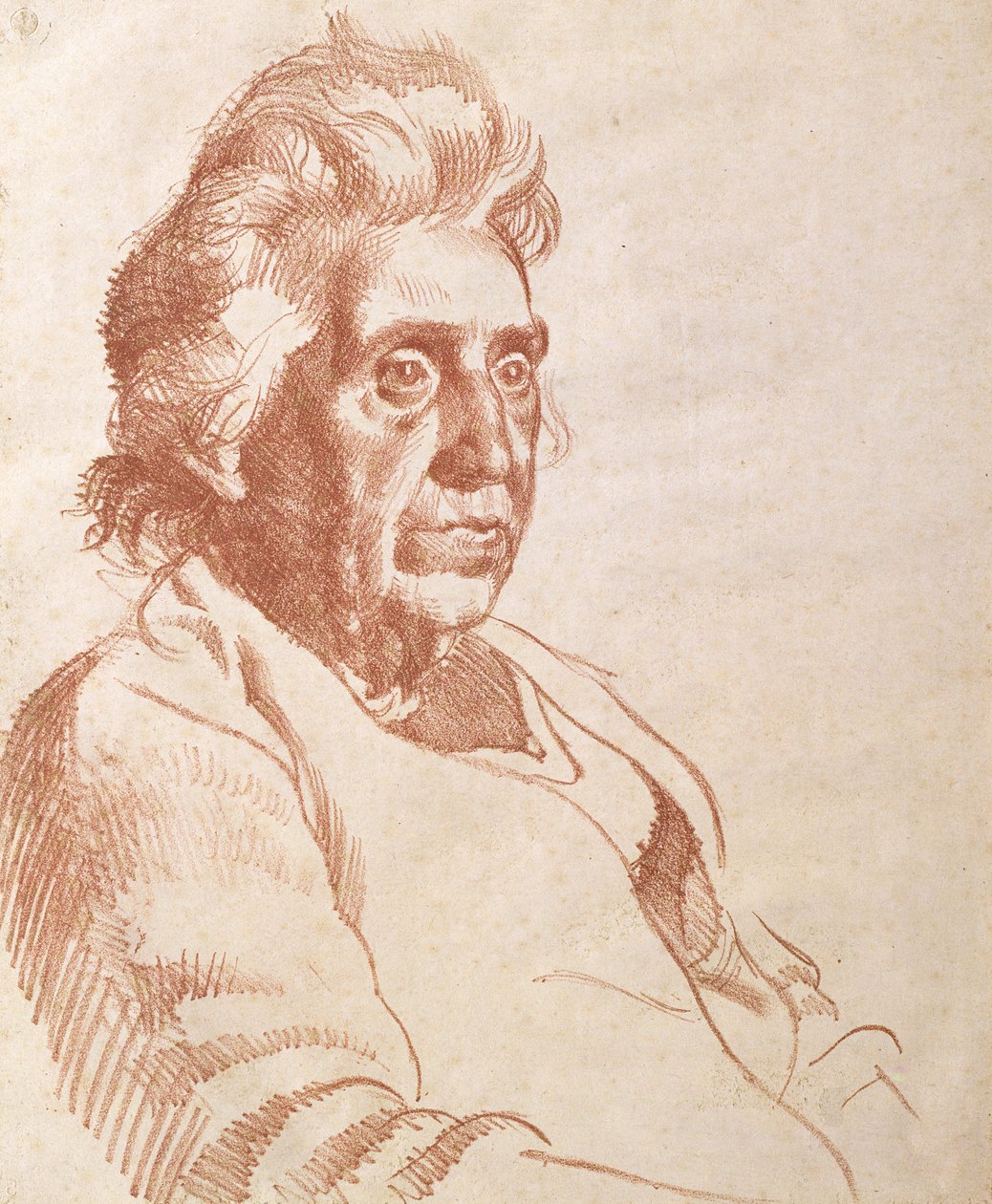 Portret van een Oude Dame, 1938 door Osmund Caine