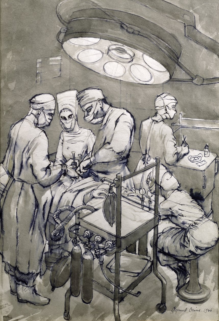 De Operatiekamer, 1966 door Osmund Caine