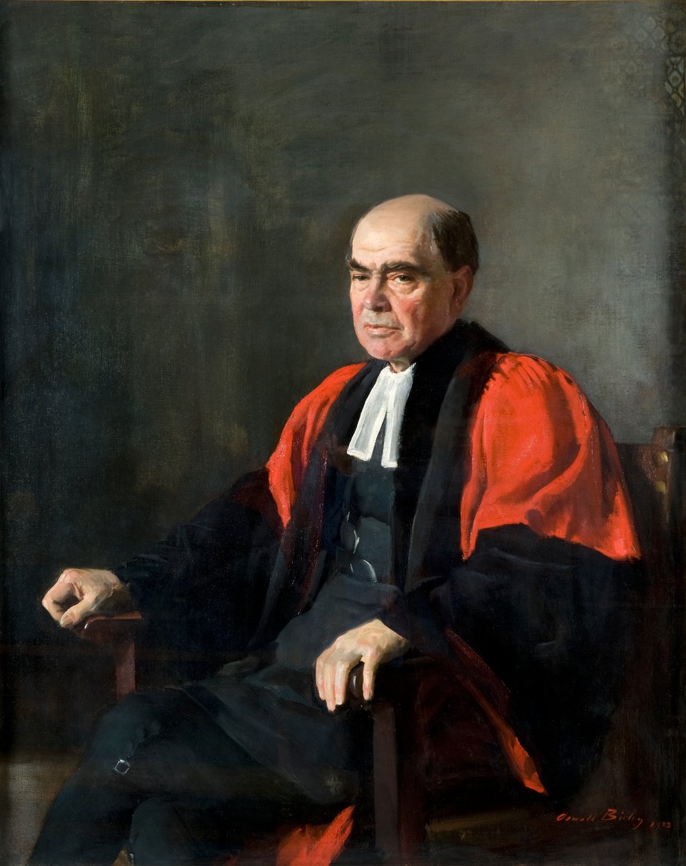 Hastings Rashdall door Oswald Hornby Joseph Birley