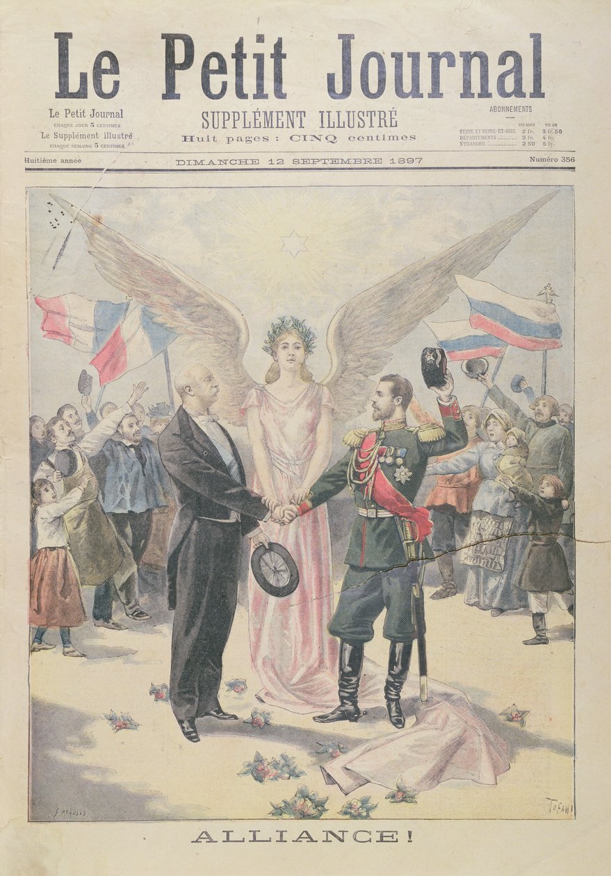 De Frans-Russische Alliantie, voorpagina van 