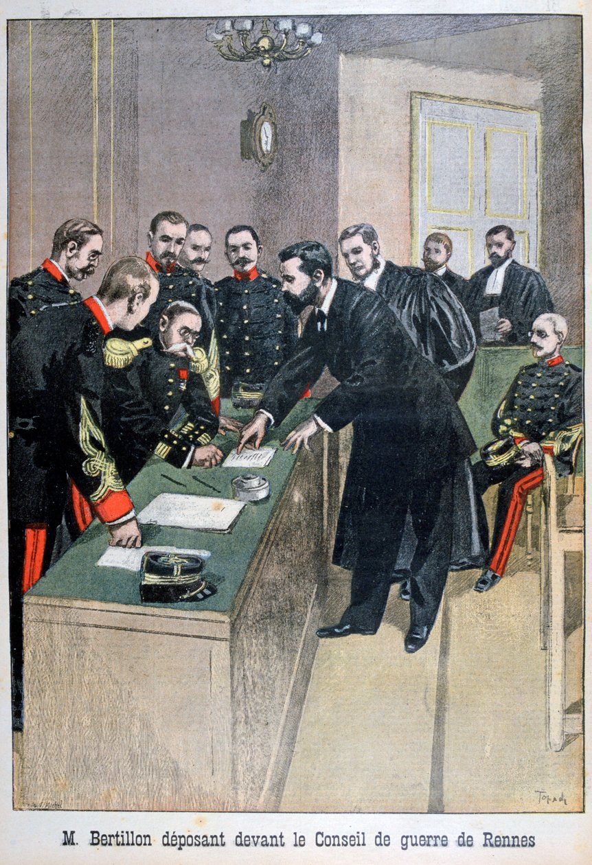 Alphonse Bertillon, Franse wetshandhavingsfunctionaris, 1899 door Oswaldo Tofani