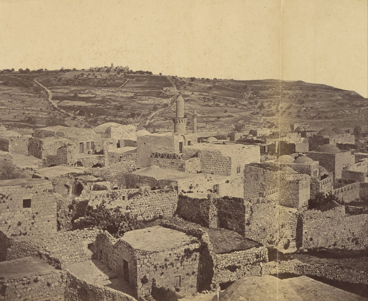 Panorama van Jeruzalem door Othon Von Ostheim