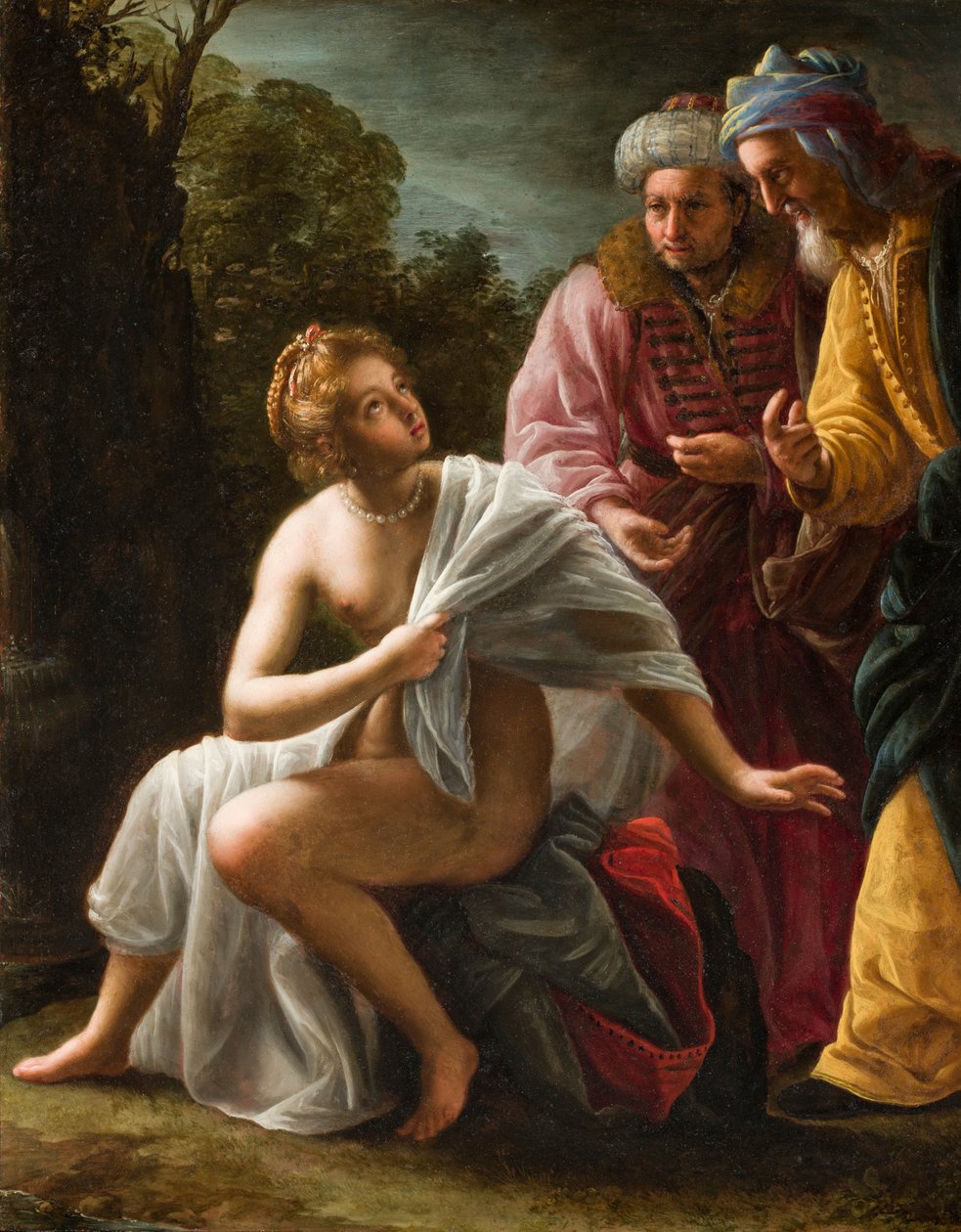 Susanna en de Ouderlingen, c.1620 door Ottavio Mario Leoni