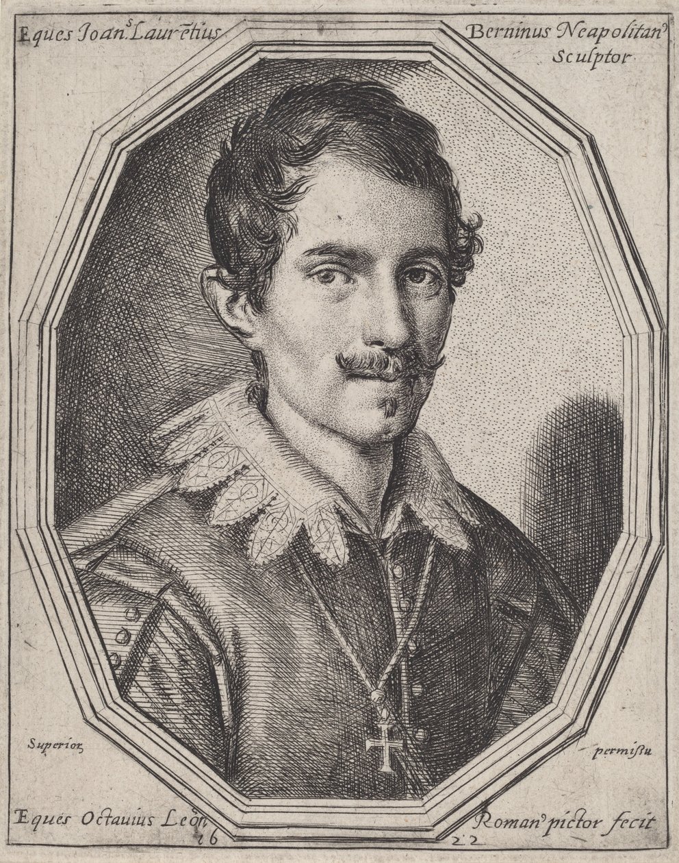Gianlorenzo Bernini door Ottavio Leoni