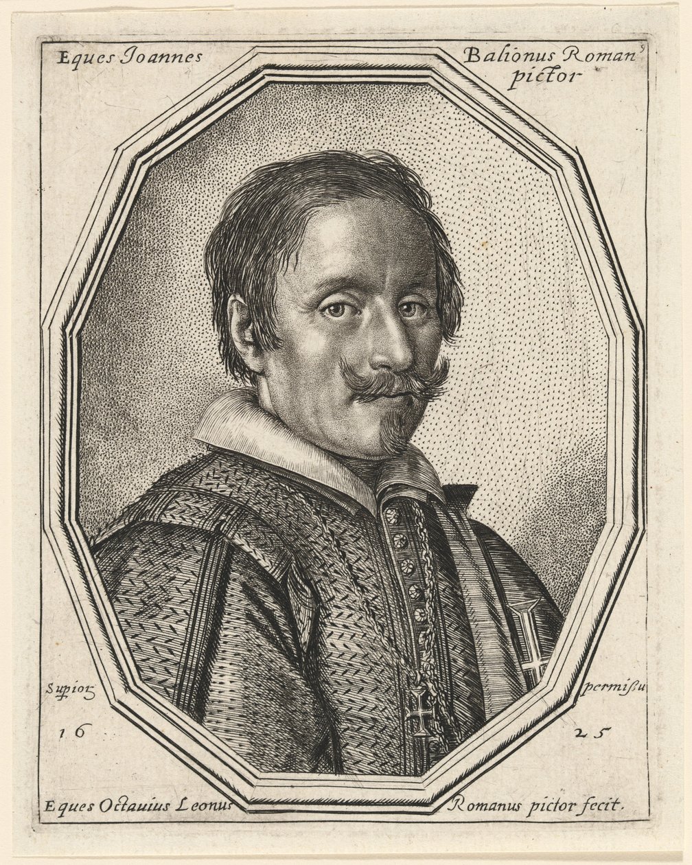 Giovanni Baglione door Ottavio Leoni