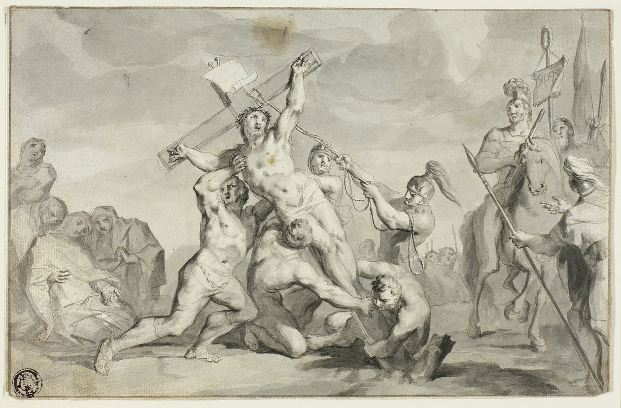 De Kruisoprichting door Ottmar Elliger the Younger